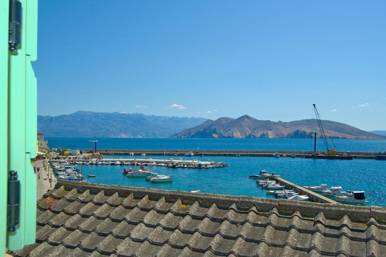 Apartment Sanjin With Sea View Baska  Bagian luar foto